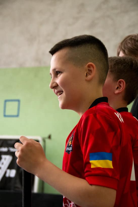 Юний флорболіст ФК «Спарта» на тренуванні у Львові